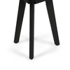 Ina Outdoor Round Side Table with Tripod Base | Dark Gray Wood 16’’ BM335191