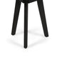 Ina Outdoor Round Side Table with Tripod Base | Dark Gray Wood 16’’ BM335191