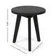 Ina Outdoor Round Side Table with Tripod Base | Dark Gray Wood 16’’ BM335191