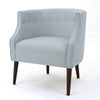 Fenny Accent Club Chair | Tapered Birch Wood Legs | Blue Button Tufted BM335194