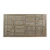 Ravie Outdoor Dining Table | 59" Rectangular Slatted Top | Gray Wood