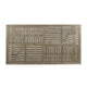 Ravie Outdoor Dining Table | 59" Rectangular Slatted Top | Gray Wood