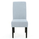 Tanya Armless Dining Chair Set of 2 | Modern Light Sky Blue Fabric BM335201
