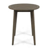Ambre Outdoor Bistro Table | Straight Legs | Gray Acacia Wood 28"