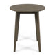 Ambre Outdoor Bistro Table | Straight Legs | Gray Acacia Wood 28"
