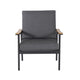 Vanie 4pc Outdoor Set with Loveseat, Chairs, and Table | Gray Olefin