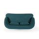 Lisa Loveseat with 2 Lumbar Pillows | Hairpin Legs | Teal Blue 50"