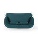 Lisa Loveseat with 2 Lumbar Pillows | Hairpin Legs | Teal Blue 50’’ BM335216
