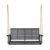 Mania Porch Swing Bench with Hanging Chain | Slatted Gray Acacia Wood