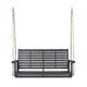 Mania Porch Swing Bench with Hanging Chain | Slatted Gray Acacia Wood BM335225