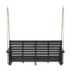 Mania Porch Swing Bench with Hanging Chain | Slatted Gray Acacia Wood