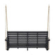 Mania Porch Swing Bench with Hanging Chain | Slatted Gray Acacia Wood BM335225