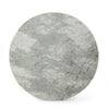 Rimie Accent Table | Open Black Metal Frame | 17" White Marble Top