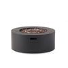 Outdoor Fire Pit | 40,000 BTUs Cutout Handles | Round Dark Gray Iron