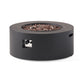 Outdoor Fire Pit | 40,000 BTUs Cutout Handles | Round Dark Gray Iron BM335235
