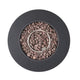 Outdoor Fire Pit | 40,000 BTUs Cutout Handles | Round Dark Gray Iron