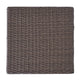 Perie Accent Table | 18’’ Modern Square Top | Dark Brown Rattan Woven BM335256