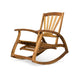 Rizz Outdoor Reclining Rocking Chair | Retractable Footrest | Brown