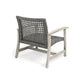 Bops Outdoor Club Chair Set of 2 | Graywash Acacia Wood | Gray Wicker