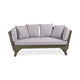 Flex Outdoor Daybed | 65" | Acacia Wood | Gray Polyester Cushions