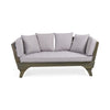 Flex Outdoor Daybed | 65’’ | Acacia Wood | Gray Polyester Cushions