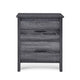 Nightstand Dresser | 2 Storage Drawers | 23’’ | Modern Dark Gray BM335277