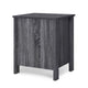 Nightstand Dresser | 2 Storage Drawers | 23’’ | Modern Dark Gray BM335277