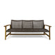 Bops Outdoor Sofa | Brown Acacia Wood Frame | 76’’ | Gray Wicker BM335280