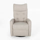 Manual Recliner Chair | Glider and Swivel Mechanism | Beige Fabric