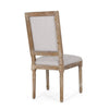 Ryma Dining Chair Set of 2 | Transitional Light Gray | Natural Brown BM335287
