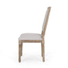 Ryma Dining Chair Set of 2 | Transitional Light Gray | Natural Brown BM335287