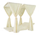 Yavi Outdoor Daybed Curtain and Cushion Set | Cream Waterproof Fabric