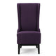 Pixie Dining Chair | High Wingback | Tapered Birch Wood | Plum Purple BM335289