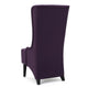 Pixie Dining Chair | High Wingback | Tapered Birch Wood | Plum Purple