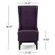 Pixie Dining Chair | High Wingback | Tapered Birch Wood | Plum Purple BM335289