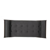 Henry Chaise Lounger | 2 Bolster Pillows | Charcoal Gray Waffle Stitch