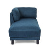 Selly Chaise Lounger with Soft Shape | Modern Navy Blue Fabric