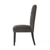 Elona Dining Chair Set of 2 | Crown Top | Gray Tufted Diamond Stitched BM335302