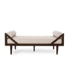 Henry Chaise Lounger | 2 Rolled Bolster Pillows | Beige Waffle Stitch BM335307