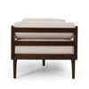 Henry Chaise Lounger | 2 Rolled Bolster Pillows | Beige Waffle Stitch