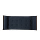 Henry Chaise Lounger with 2 Bolster Pillows | Waffle Stitch Blue