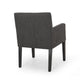 Accent Armchair | Modern Track Arms | Charcoal Gray Textured Fabric BM335319