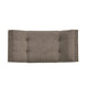 Vibe Ottoman Bench | Tufted Gray Fabric | 36’’ | Nailhead Trim BM335328