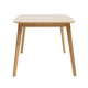 Dining Table | 59’’ Natural Walnut Brown Rectangular | Tapered Legs BM335331