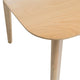 Dining Table | 59" Natural Walnut Brown Rectangular | Tapered Legs