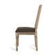 Viba Dining Chair Set of 2 | Cane | Dark & Light Weathered Brown Wood
