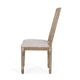 Viba Dining Chair Set of 2 | Gray | Cane | Light Weathered Brown Wood BM335342
