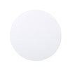 Nian Outdoor Side Table | Matte White Iron | Hourglass Shape | 18"