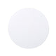 Nian Outdoor Side Table | Matte White Iron | Hourglass Shape | 18"