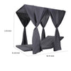 Yavi Outdoor Cushion and Curtains for Daybed | Dark Gray Fabric 79"